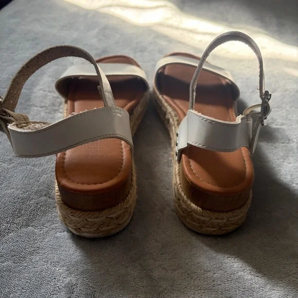 Melissa White Espadrille Sandals - Picture 4 of 9